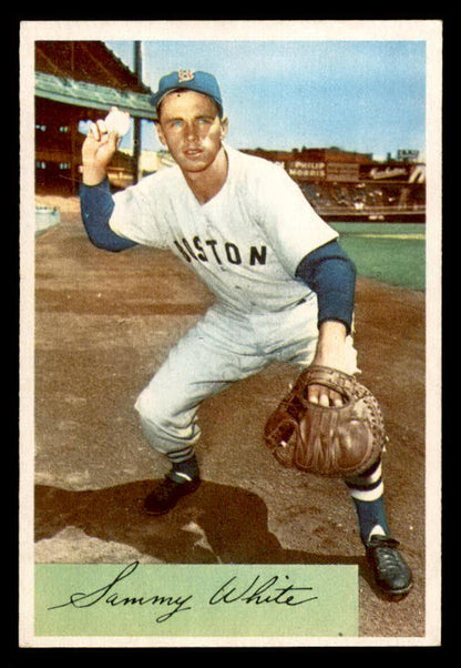 1954 Bowman Baseball #034 Sammy White Red Sox EX-MT 557404