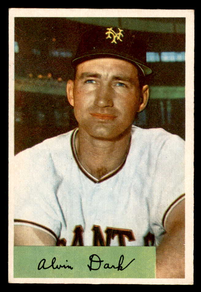 1954 Bowman Baseball #041 Alvin Dark Giants EX-MT 557410