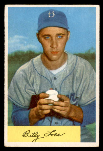 1954 Bowman Baseball #042 Billy Loes Dodgers EX 557411