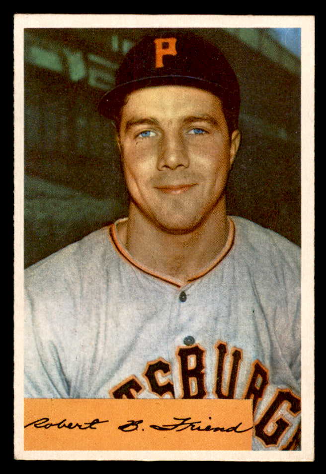 1954 Bowman Baseball #043 Bob Friend Pirates EX-MT 557412