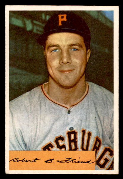 1954 Bowman Baseball #043 Bob Friend Pirates EX-MT 557412