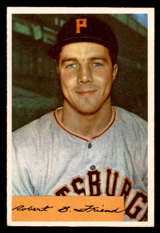 1954 Bowman Baseball #043 Bob Friend Pirates EX-MT 557412
