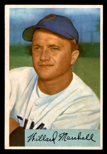 1954 Bowman Baseball #070 Willard Marshall Reds EX-MT 557427