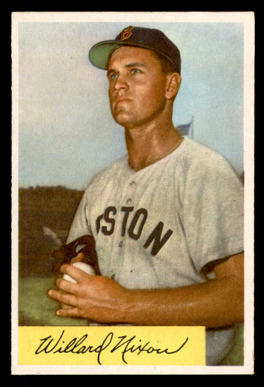 1954 Bowman Baseball #114 Willard Nixon Red Sox EX-MT 557455