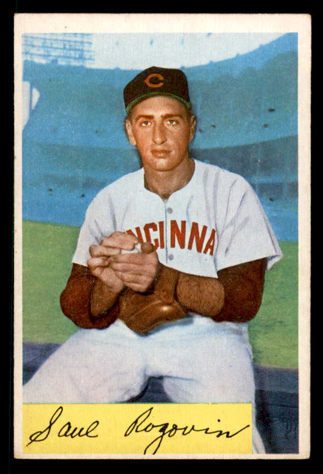 1954 Bowman Baseball #140 Saul Rogovin Reds EX 557474
