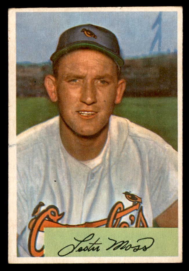 1954 Bowman Baseball #181 Les Moss Orioles EX 557504