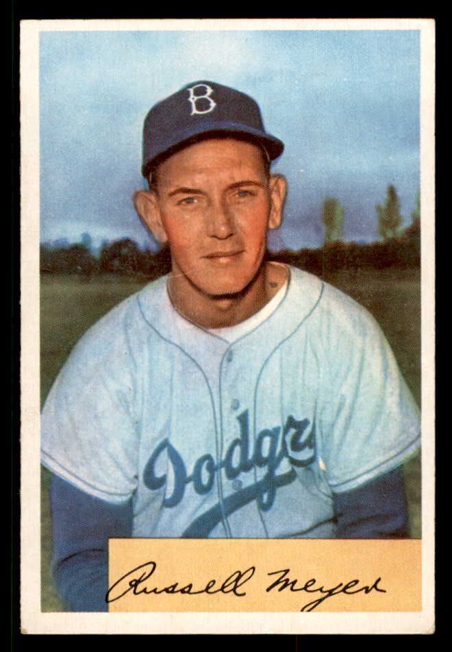 1954 Bowman Baseball #186 Russ Meyer Dodgers EX-MT 557508