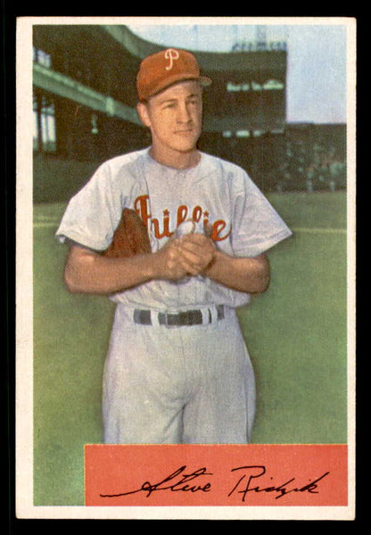 1954 Bowman Baseball #223 Steve Ridzik Phillies EX-MT 557538
