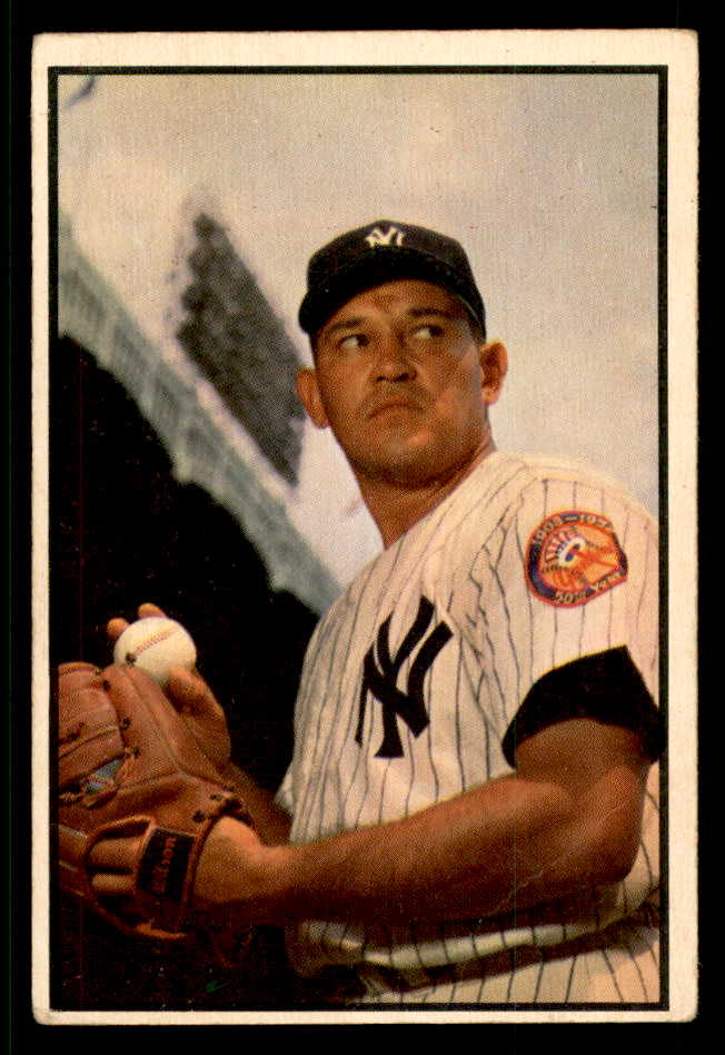 1953 Bowman Color Baseball #068 Allie Reynolds Yankees GD-VG 557539