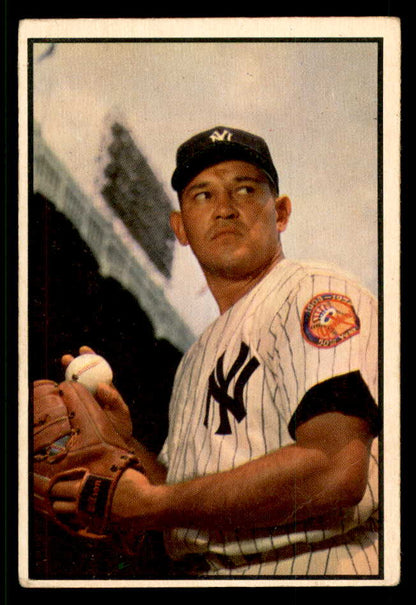 1953 Bowman Color Baseball #068 Allie Reynolds Yankees GD-VG 557539