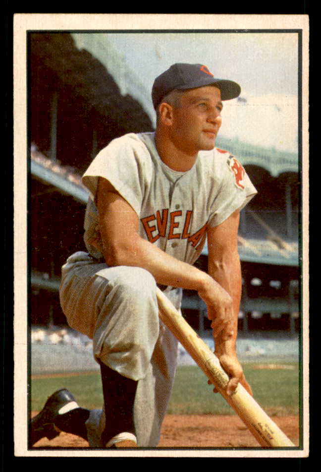 1953 Bowman Color Baseball #008 Al Rosen Indians EX+/EX-MT 557541