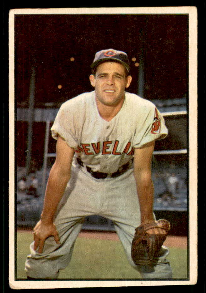 1953 Bowman Color Baseball #079 Ray Boone Indians VG 557543
