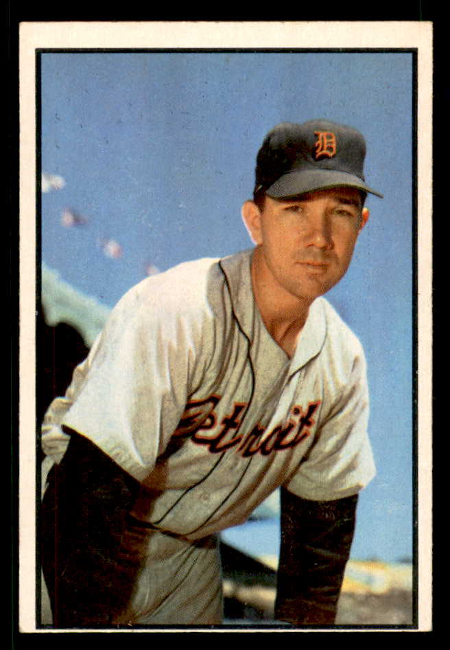 1953 Bowman Color Baseball #100 Bill Wight Tigers EX+/EX-MT 557546