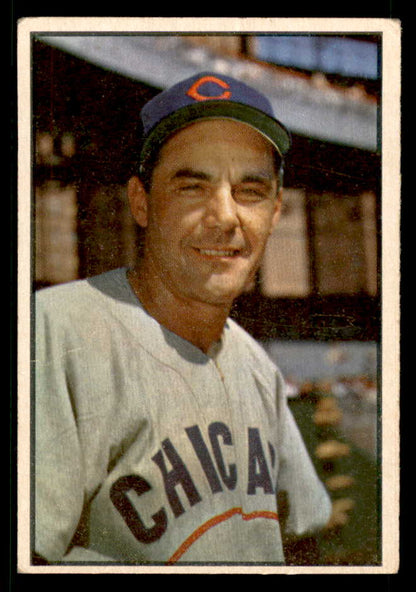 1953 Bowman Color Baseball #030 Phil Cavarretta Cubs VG-EX 557548