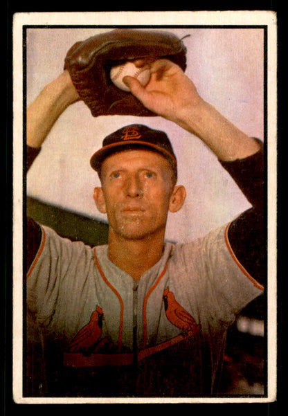 1953 Bowman Color Baseball #140 Al Brazle Cardinals VG 557549