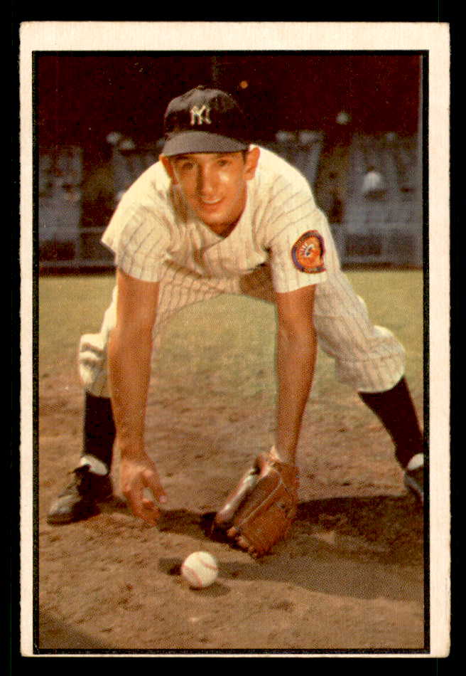 1953 Bowman Color Baseball #118 Billy Martin Yankees VG-EX 557556