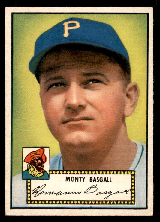 1952 Topps Baseball #012 Monty Basgall Pirates EX Red 557569