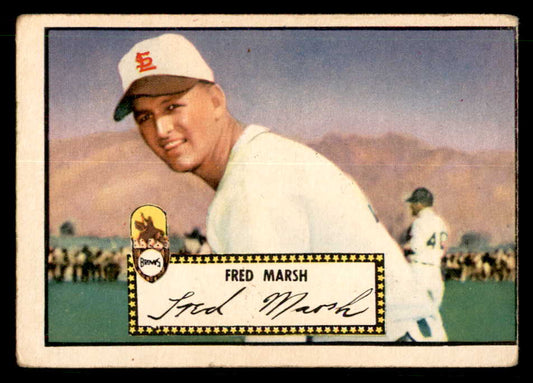 1952 Topps Baseball #008 Fred Marsh Browns VG-EX Red 557600