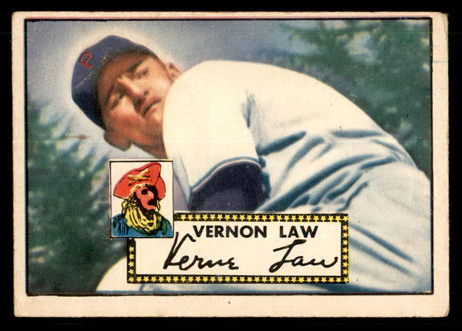 1952 Topps Baseball #081 Vern Law Pirates VG-EX 557602