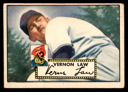 1952 Topps Baseball #081 Vern Law Pirates VG-EX 557602
