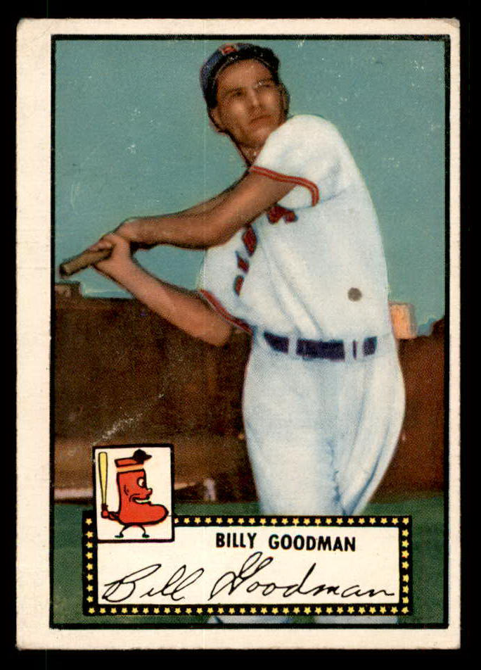 1952 Topps Baseball #023 Billy Goodman Red Sox VG-EX Black 557604