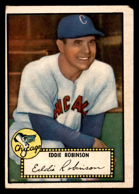 1952 Topps Baseball #032 Eddie Robinson White Sox VG Black 557607