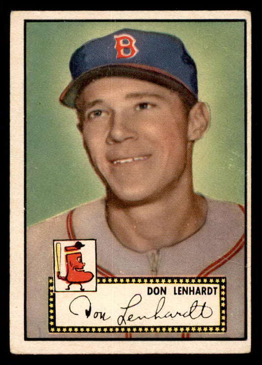 1952 Topps Baseball #004 Don Lenhardt Red Sox VG Black 557609