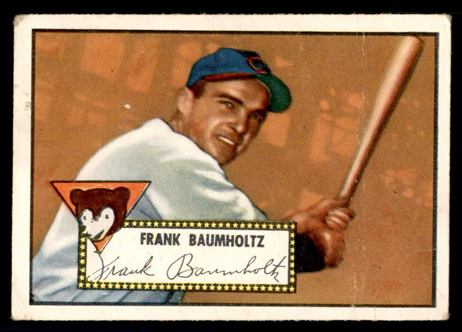 1952 Topps Baseball #225 Frank Baumholtz Cubs VG 557613