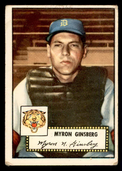 1952 Topps Baseball #192 Joe Ginsberg Tigers VG 557614