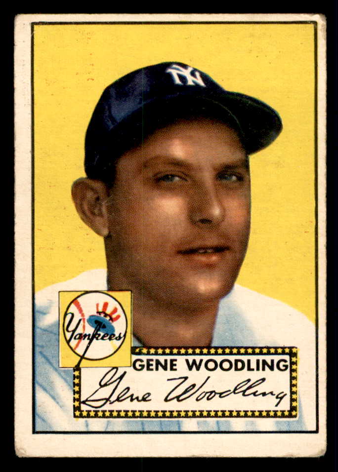 1952 Topps Baseball #099 Gene Woodling Yankees VG 557619