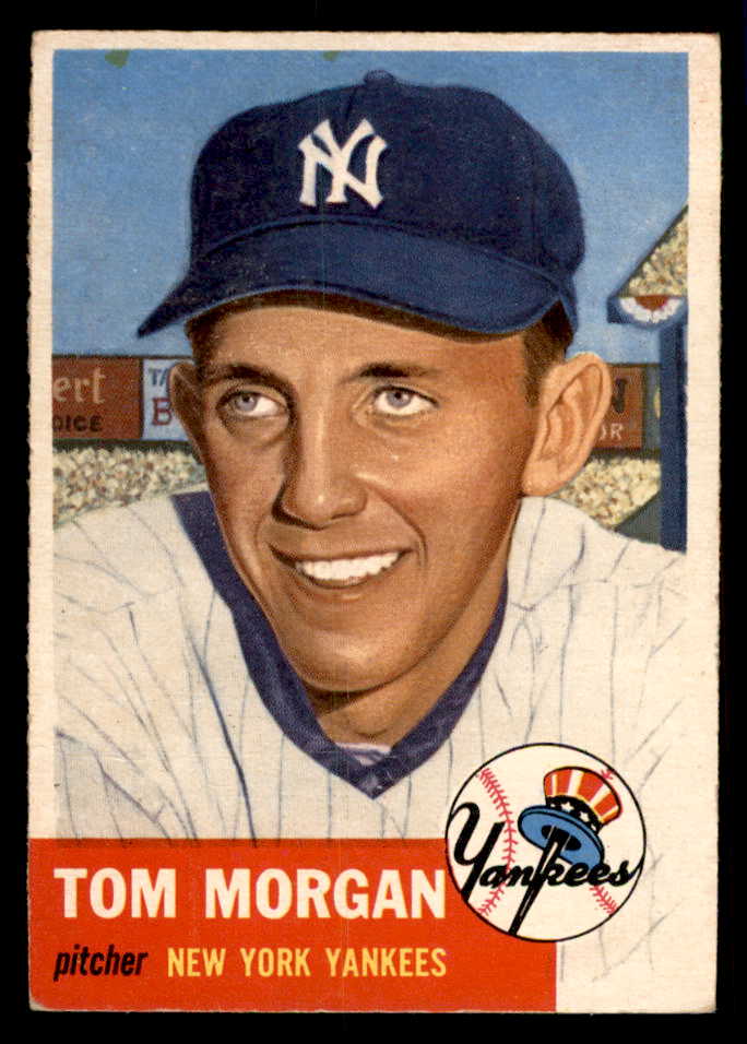 1953 Topps Baseball #132 Tom Morgan Yankees EX-MT 557631