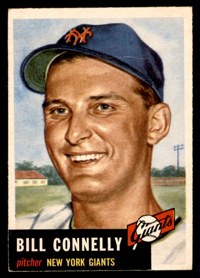 1953 Topps Baseball #126 Bill Connelly Giants EX-MT 557638
