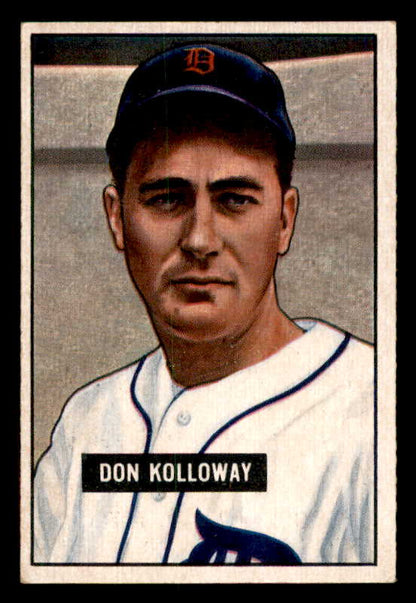 1951 Bowman Baseball #105 Don Kolloway Tigers EX-MT 557639