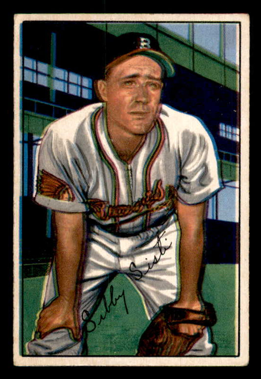 1952 Bowman Baseball #100 Sibby Sisti Braves VG-EX 557640
