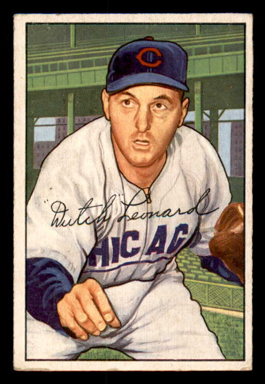 1952 Bowman Baseball #159 Dutch Leonard Cubs VG-EX 557641