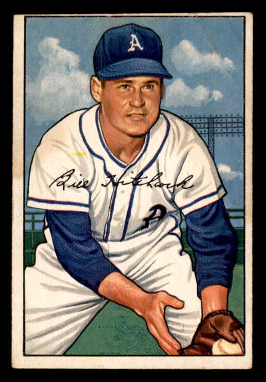 1952 Bowman Baseball #089 Billy Hitchcock A's VG-EX 557642