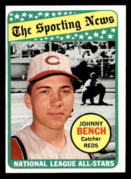 1969 Topps Baseball #430 Johnny Bench A.S. Reds EX-MT 557646