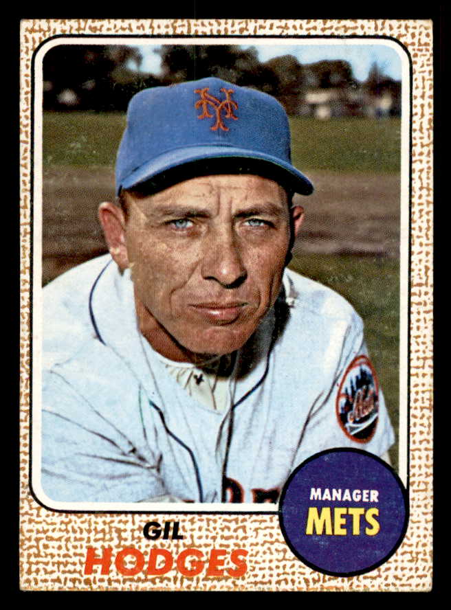 1968 Topps Baseball #027 Gil Hodges Mets EX-MT 557648