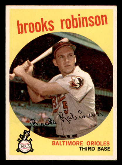 1959 Topps Baseball #439 Brooks Robinson Orioles EX 557649