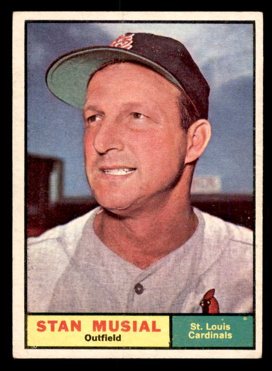 1961 Topps Baseball #290 Stan Musial Cardinals EX-MT 557651