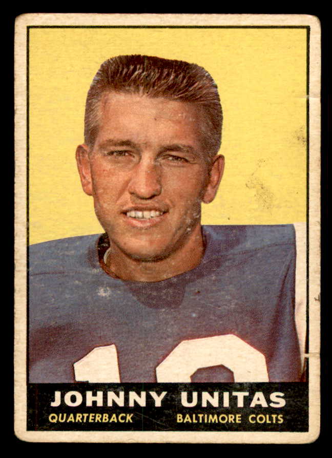 1961 Topps Football #001 John Unitas Colts FR-GD 557654