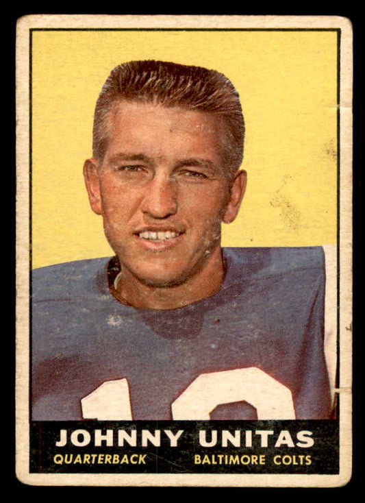 1961 Topps Football #001 John Unitas Colts FR-GD 557654
