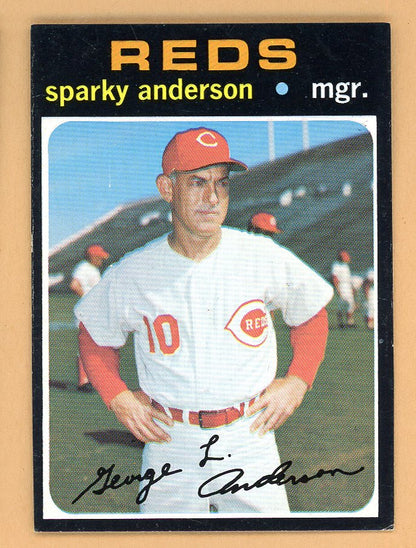 1971 Topps Baseball #688 Sparky Anderson Reds EX 557658