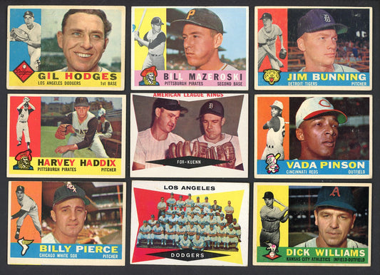 1960 Topps Set Lot 79 Diff VG-EX Bunning Hodges Mazeroski 557665