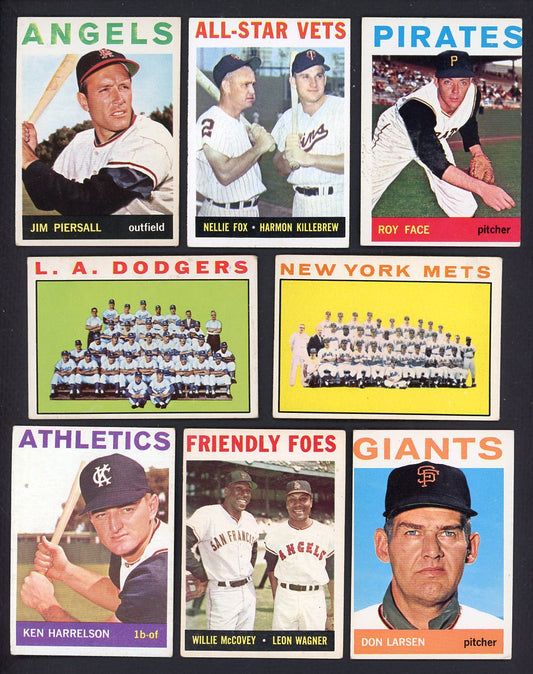 1964 Topps Set Lot 63 Diff VG/VG-EX Piersall Larsen Killebrew 557693