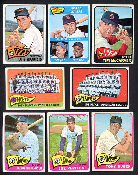 1965 Topps Set Lot 104 Diff VG/VG-EX Aparicio Richardson 557700