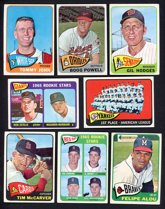 1965 Topps Set Lot 103 Diff VG/VG-EX Hodges Powell Lonborg 557701