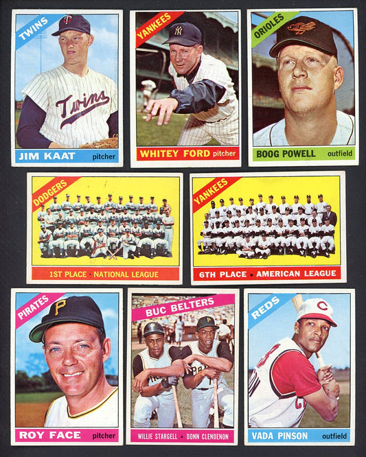 1966 Topps Set Lot 75 Diff VG-EX/EX Ford Kaat Stargell 557710