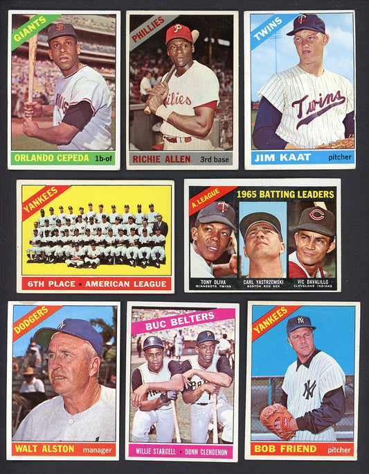 1966 Topps Set Lot 91 Diff VG/VG-EX Cepeda Allen Stargell 557712