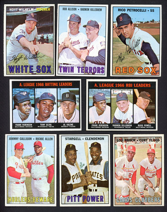 1967 Topps Set Lot 68 Diff EX+ Stargell Killebrew Wilhelm 557720